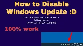 How To Disable Windows Update ! ( easy solution )