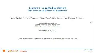 Learning a Correlated Equilibrium with Perturbed Regret Minimization