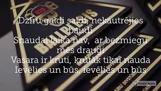 BERMUDU DIVSTŪRIS - BALLPLĒSIS vārdi/teksts/lyrics