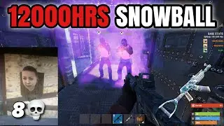 How my 12,000 HOURS helps me SNOWBALL and TAKEOVER the server - RUST CONSOLE MOVIE