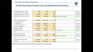Instructional video: Tax Rate Recap Page 3 Support Form