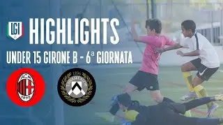 Highlights Milan-Udinese U15 A-B, 6^ giornata stagione 2023-24
