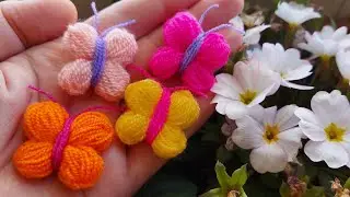 How to crochet a butterfly tutorial /Amazing Super Easy beginner DIY tutorial / crochet butterfly