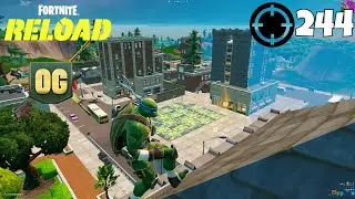 244 Eliminations Speed Run OG Fortnite Reload | High Kill Gameplay | Keyboard & Mouse | Win only