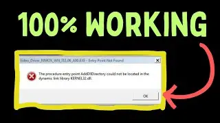 The Procedure Entry Point Could Not Be Located in the Dynamic Link Library ENGLISH