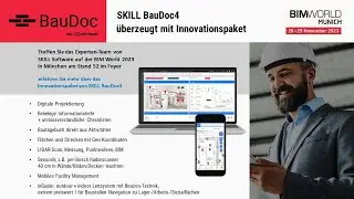 BIM World 23: BauDoc4 überzeugt mit Innovationspaket