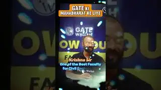 GATE Ki Mahabharat me aapko Jeetane ke liye, Krishna Sir aa gaye hai. #PW #GATE