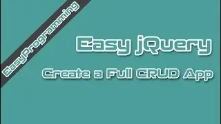 Easy jQuery - How to Create a Full CRUD App with jQuery and HTML (19)