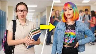 BEST WAYS TO BECOME POPULAR! || Nerd VS Hottie by 123 Go! Genius!