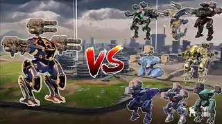 WR🔥 Ultimate Phantom VS All Robots with 3 Weapon slots Weapon Comparison |WAR ROBOTS|