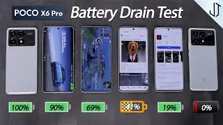Poco X6 Pro Battery Drain Test In The Real World - Beaware of Summer☀️