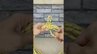 Обязательно запомни эту хитрость! Как легко связать веревку, чтобы она не распуталась? #shorts