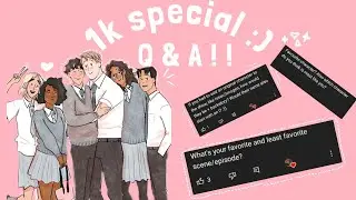 1k subscribers Q&A !! 🍂