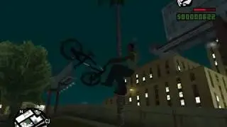 Трюки на BMX в Gta:Sa #1