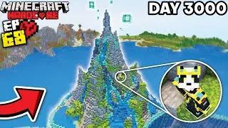 I Built a Prismarine Volcano in Minecraft Hardcore