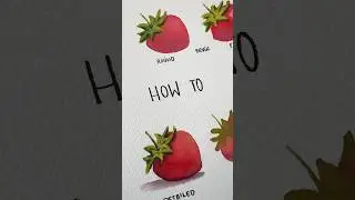 How to find your art style exercise #watercolor #arttutorial #watercolorpainting