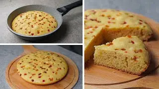 1 Egg Suji Cake Recipe | Semolina Cake in Pan | Yummy