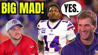 Stefon Diggs is FURIOUS with BUFFALO BILLS! Vikings Fans Take 