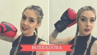 MAKE GRINGA COM TRANÇA BOXEADORA