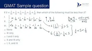 GMAT sample question - Approximating fractions
