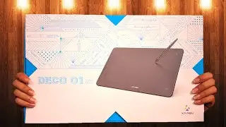 XP-Pen Deco 01 V2 Digital Graphics Drawing Pen Tablet | Unboxing and First Impressions