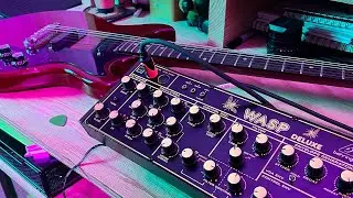Playing my Behringer Wasp with a 1960s Gibson Melody Maker 