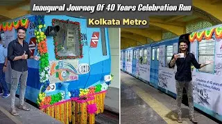 Inaugural Journey Of 40 Years Heritage Run On India's First KOLKATA METRO *Non AC Rake Journey*