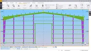 Best Tapered Portal Frame Structure Modelling Part-3 in Tekla Structures 2016
