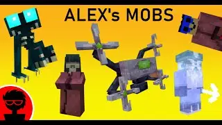 Minecraft Mods : Alex's Mobs 1.19.2 (Very Scary Update)