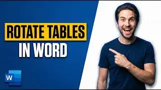 How To Rotate Tables In Word (Easy Guide)