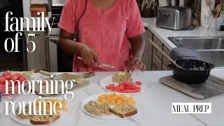 mom of 3 morning routine dealing with a loss