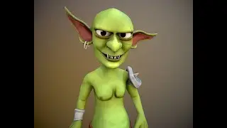 Goblin character rigging test // 3ds Max