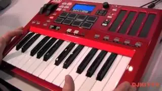 Akai Max 25 Keyboard @NAMM 2013 With DJkit.tv