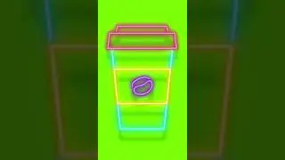 Green Screen Neon Icons Effects 3 