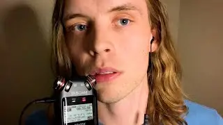 ASMR DEEP EAR WHISPERING  (ear to ear, up close, sensitive, trigger words, mouth sounds, tascam)