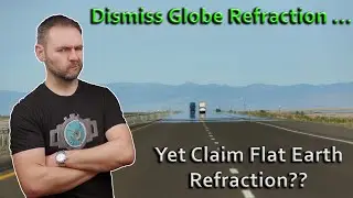Mirages Vs Earth curve - Flat Earther talks a lot of hot air
