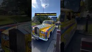 John Lennon Rolls Royce Phantom V replica outside his Childhood Home #thebeatles  #shorts
