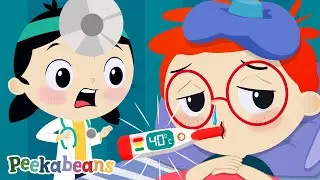 Baby Got Sick Song | Boo Boo & Let Me Help You Song | Nursery Rhymes @PeekabeansKidsSongs