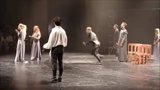 Сцена с дуэлью Гамлета и Лаэрта