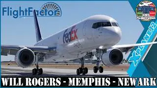 X-Plane 12 LIVE | FEDEX Cargo Run! 📦 FlightFactor Boeing 757 | OKC ➜ Memphis ➜ Newark | VATSIM