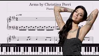 Arms - Piano - Christina Perri (Sheets Piano - Tutorial score)