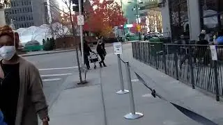 Bike ride through Detroit Downtown