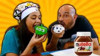 WE'RE MAKING TSUM TSUM CAKES WITH NUTELLA  !!!