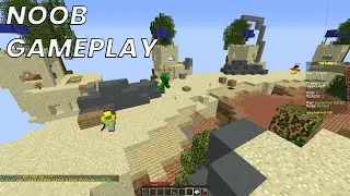 noob gameplay in skywars