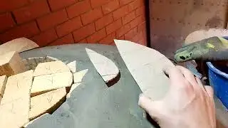 #тандыр #помпейская печь, завершение( конусная пробка)