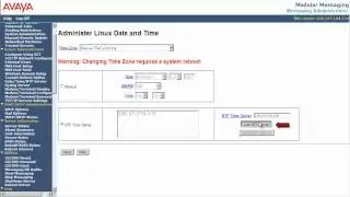 How to Configure NTP Server on Message Storage Server