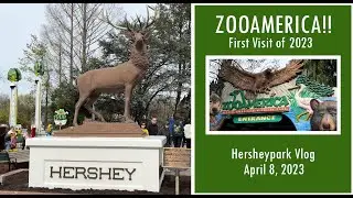 ZooAmerica! First Visit of 2023: Hersheypark Vlog - Bears, Otters, Wolves and More!