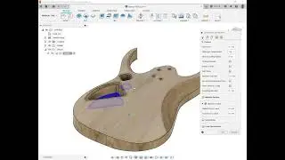 3d моделирование электрогитары. Часть 8