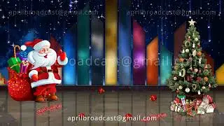 Christmas TV Studio Set 34 - Virtual Green Screen Background Loop