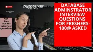 Database administrator interview questions and answers for Freshers - 100% asked #interview #dba